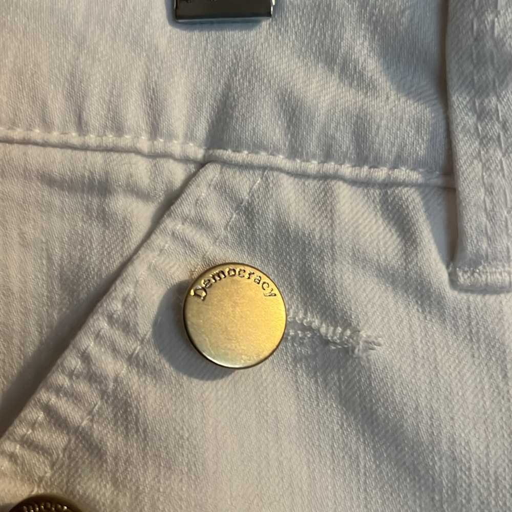 Democracy. Absolution. Size 10. White Flared Jean… - image 2